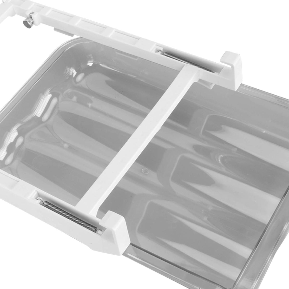 Fridge Egg Drawer Organizer Holder Large Capacity Plastic Extendable Egg Holder Drawer for Fridge Shelf Kitchen