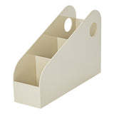Desk Organizer Space Saving Multifunctional Desktop Storage Box for Office Dormitory Book Stationery Creamy Yellow S