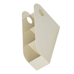 Desk Organizer Space Saving Multifunctional Desktop Storage Box for Office Dormitory Book Stationery Creamy Yellow S