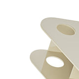Desk Organizer Space Saving Multifunctional Desktop Storage Box for Office Dormitory Book Stationery Creamy Yellow S - Close-Up Angle