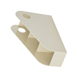 Desk Organizer Space Saving Multifunctional Desktop Storage Box for Office Dormitory Book Stationery Creamy Yellow S - Extra Image