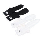 2 Pair Funny Magnetic Suction 3D Doll Couple Socks Funny Holding Hands Socks for Couple Black and White