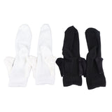 2 Pair Funny Magnetic Suction 3D Doll Couple Socks Funny Holding Hands Socks for Couple Black and White