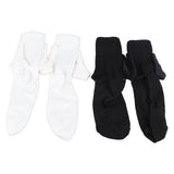 2 Pair Funny Magnetic Suction 3D Doll Couple Socks Funny Holding Hands Socks for Couple Black and White - Close-Up Angle