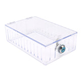 Thermostat Lock Box Large Universal Home Locking Thermostat Guard Clear Cover with Key for Thermostat On Wall