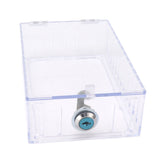 Thermostat Lock Box Large Universal Home Locking Thermostat Guard Clear Cover with Key for Thermostat On Wall - Extra Image