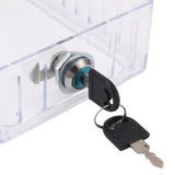 Thermostat Lock Box Large Universal Home Locking Thermostat Guard Clear Cover with Key for Thermostat On Wall - Extra Image