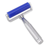 Blue Silicone Manual Roller Static Cleaner Tool Sticky Roller for Screen Film Hair Dust Remover Low Viscosity 6in