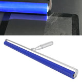 Blue Silicone Manual Roller Static Cleaner Tool Sticky Roller for Screen Film Hair Dust Remover Low Viscosity 18in