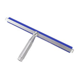 Silicone Manual Roller Cleaner Tool Laminated Static Lint Remover with Metal Handle Blue 12in