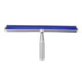 Silicone Manual Roller Cleaner Tool Laminated Static Lint Remover with Metal Handle Blue 12in