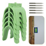 5PCS Drywall Marking Tool Accurate Marking Dry Wall Electric Box Positioner for Electrical Outlets Green - Extra Image