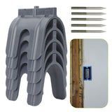 5PCS Drywall Marking Tool Accurate Marking Dry Wall Electric Box Positioner for Electrical Outlets Grey