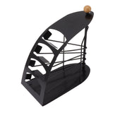 Remote Control Storage Rack Iron Holder Hollow 4 Compartment Remote Control Organizer Box for Desk Office