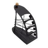 Remote Control Storage Rack Iron Holder Hollow 4 Compartment Remote Control Organizer Box for Desk Office