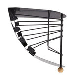 Remote Control Storage Rack Iron Holder Hollow 4 Compartment Remote Control Organizer Box for Desk Office - Extra Image