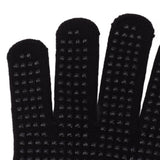 Fireplace Ash Shovel Brush Set Coal Hearth Clean Tools for Home with Black Silicone Gloves