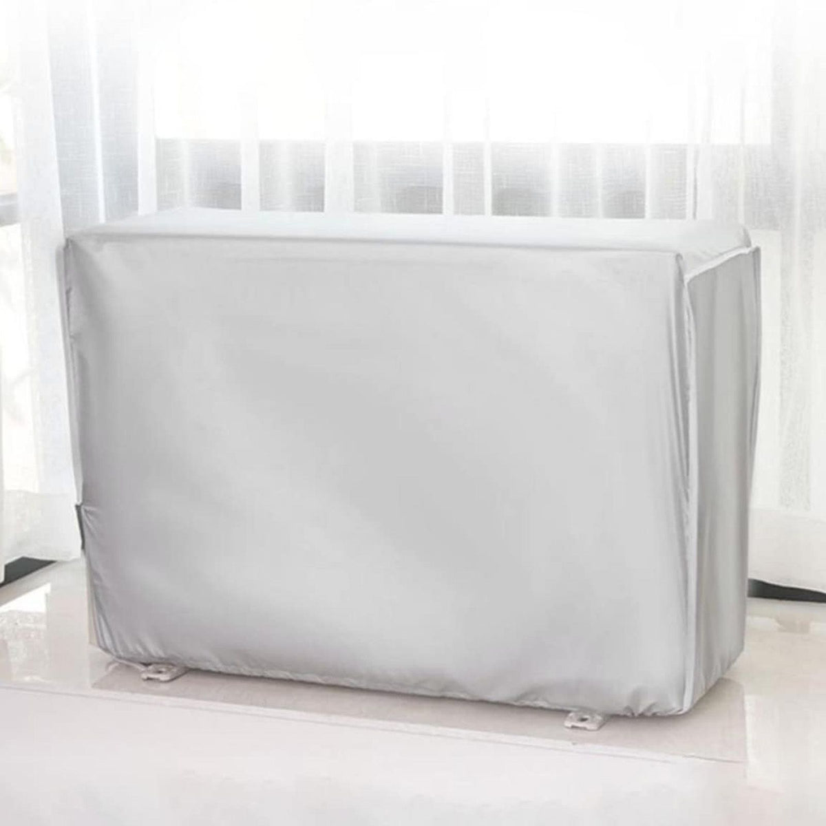 Window Air Conditioner Unit Cover Waterproof Breathable Central Furniture Unit Protective Cover for Outside Patio Appliance 105x40x75cm/41.3x15.7x29.5in