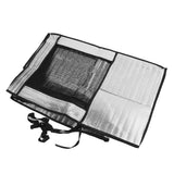 Silver AC Unit Cover Air Conditioner Unit Aluminum Foil Dustproof Rainproof Sunshield Cover 75x26x57cm / 29.5x10.2x22.4in