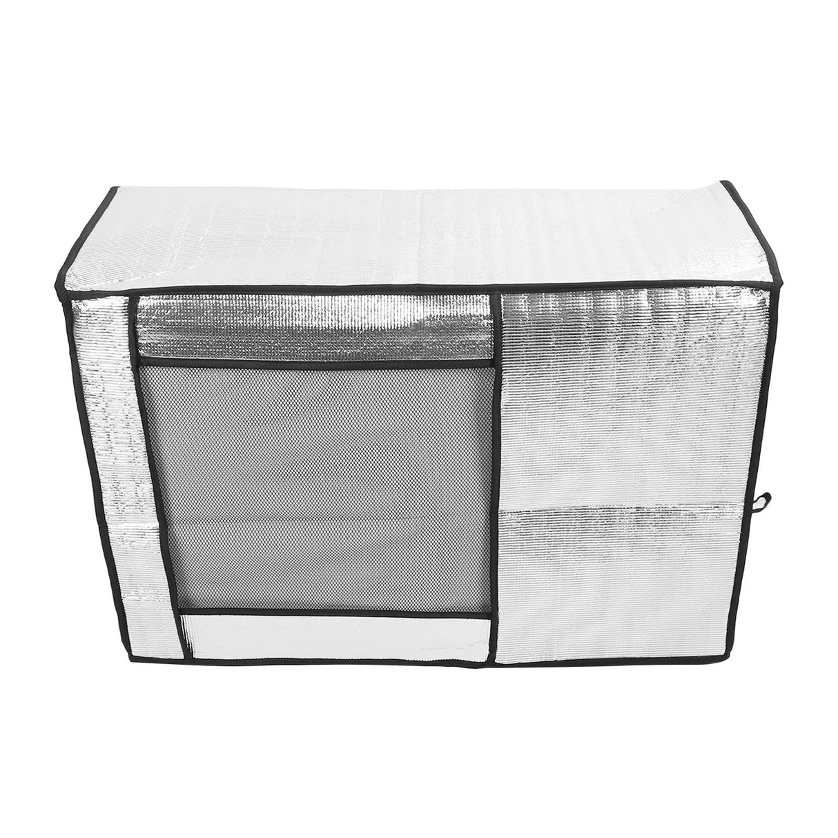 Silver AC Unit Cover Air Conditioner Unit Aluminum Foil Dustproof Rainproof Sunshield Cover 80x30x57cm / 31.5x11.8x22.4in