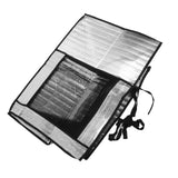 Silver AC Unit Cover Air Conditioner Unit Aluminum Foil Dustproof Rainproof Sunshield Cover 80x30x57cm / 31.5x11.8x22.4in