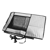 Silver AC Unit Cover Air Conditioner Unit Aluminum Foil Dustproof Rainproof Sunshield Cover 80x30x57cm / 31.5x11.8x22.4in