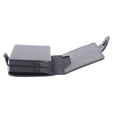 Card Holder Black Card Case RFID Blocking Aluminium Alloy PU Anti Degaussing Large Capacity Withstand Wear Card Wallet