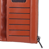 Women Wallet RFID Blocking Large Capacity Zipper Closure PU Leather Retro Style Lady Wallet - Extra Image