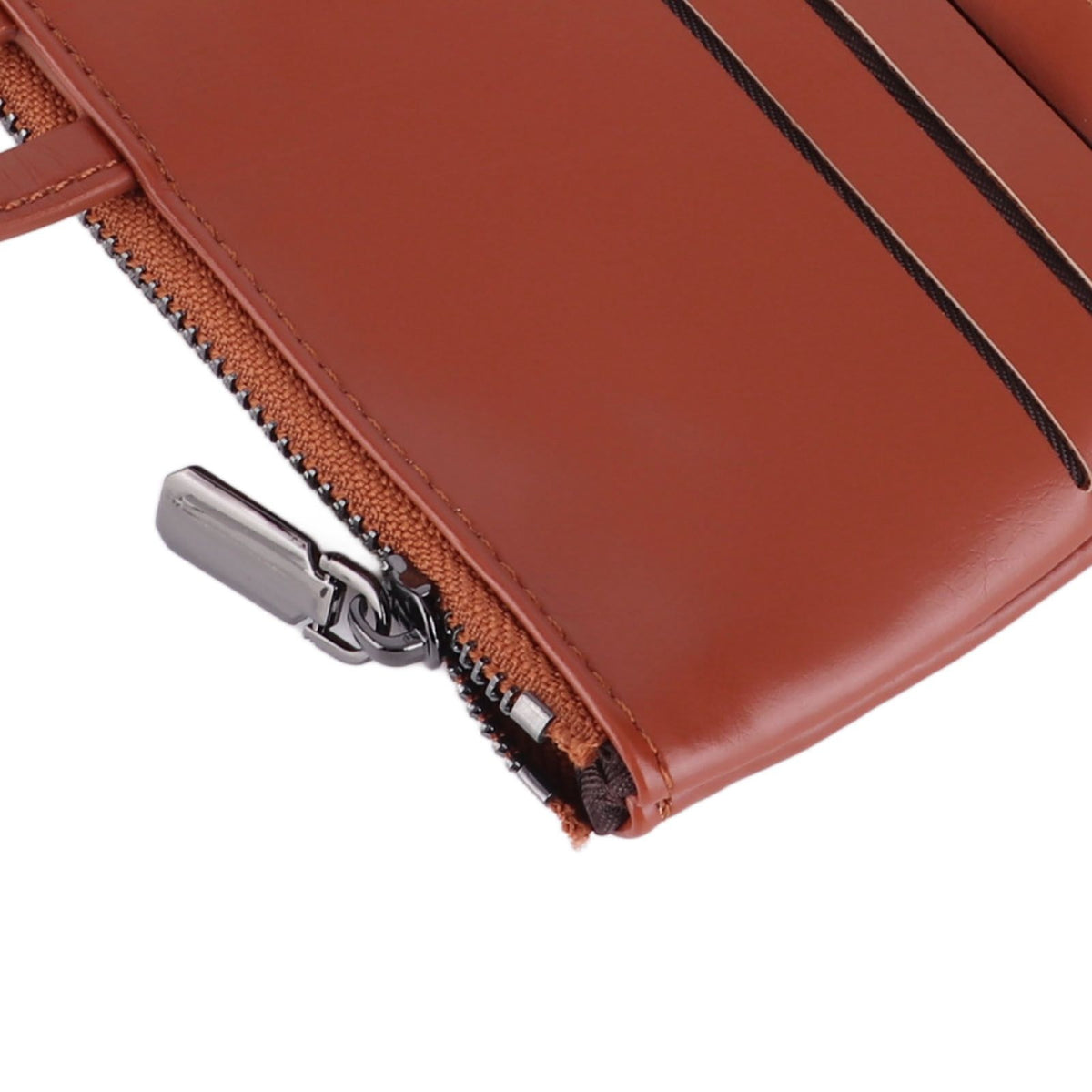 Women Wallet RFID Blocking Large Capacity Zipper Closure PU Leather Retro Style Lady Wallet