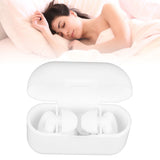 3 Pairs Noise Cancelling Silicone Ear Plugs Reusable Noise Reduction Waterproof Earplugs for Sleeping Swimming Ring Shape White - Extra Image