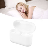 3 Pairs Noise Cancelling Silicone Ear Plugs Reusable Noise Reduction Waterproof Earplugs for Sleeping Swimming Ring Shape White