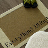 Entry Doormat Durable PVC Loop Mesh Repels Water Anti Slip Croppable Shoe Scraper Outdoor Indoor Mats Color Patches