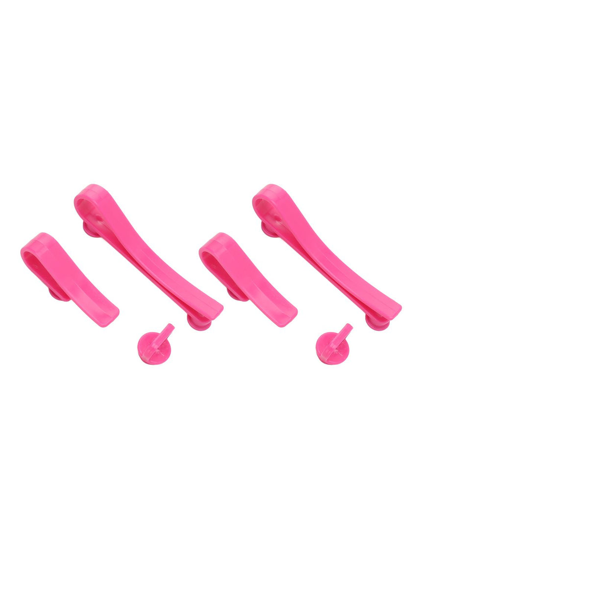 Plastic Beach Bag Hooks Accessories for Bogg Bags Insert Charm Cutie Cup Holder Connector Key Holder Rose Red