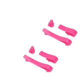 Plastic Beach Bag Hooks Accessories for Bogg Bags Insert Charm Cutie Cup Holder Connector Key Holder Rose Red