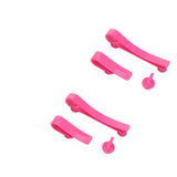 Plastic Beach Bag Hooks Accessories for Bogg Bags Insert Charm Cutie Cup Holder Connector Key Holder Rose Red