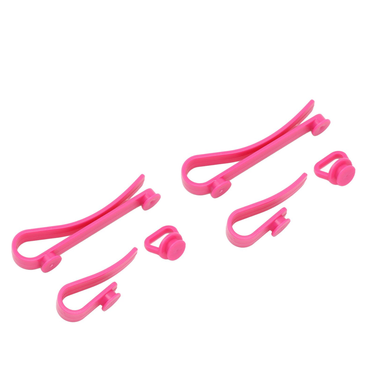 Plastic Beach Bag Hooks Accessories for Bogg Bags Insert Charm Cutie Cup Holder Connector Key Holder Rose Red