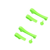 Plastic Beach Bag Hooks Accessories for Bogg Bags Insert Charm Cutie Cup Holder Connector Key Holder Green - Close-Up Angle
