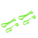 Plastic Beach Bag Hooks Accessories for Bogg Bags Insert Charm Cutie Cup Holder Connector Key Holder Green - Extra Image