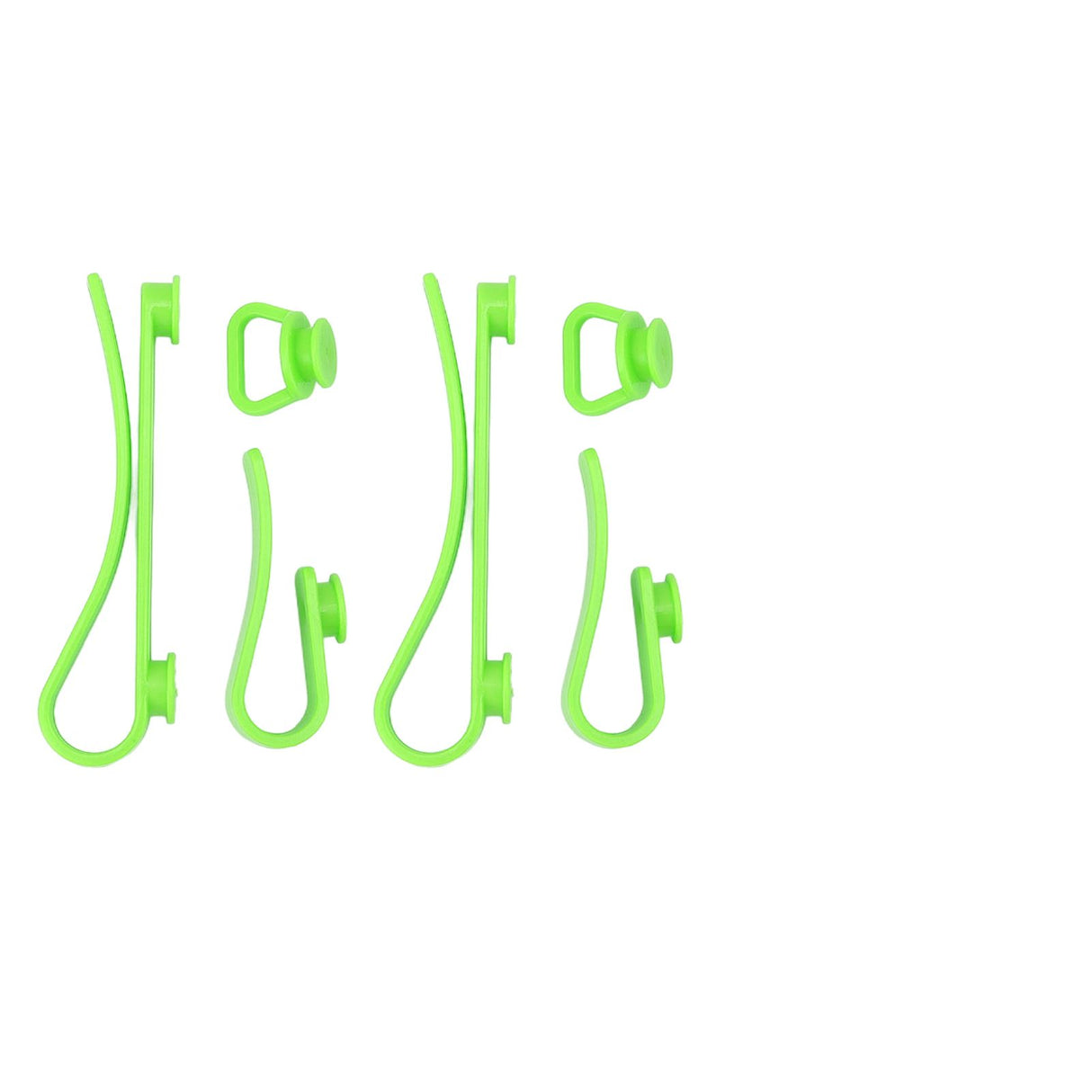 Plastic Beach Bag Hooks Accessories for Bogg Bags Insert Charm Cutie Cup Holder Connector Key Holder Green