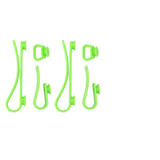 Plastic Beach Bag Hooks Accessories for Bogg Bags Insert Charm Cutie Cup Holder Connector Key Holder Green