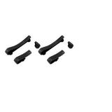 Plastic Beach Bag Hooks Accessories for Bogg Bags Insert Charm Cutie Cup Holder Connector Key Holder Black - 45-Degree Angle