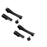 Plastic Beach Bag Hooks Accessories for Bogg Bags Insert Charm Cutie Cup Holder Connector Key Holder Black - Close-Up Angle