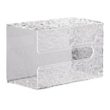 Wall Mounted Tissue Box Glacier Pattern Multifunctional Light Luxury Style Tissue Dispenser Box for Bathroom
