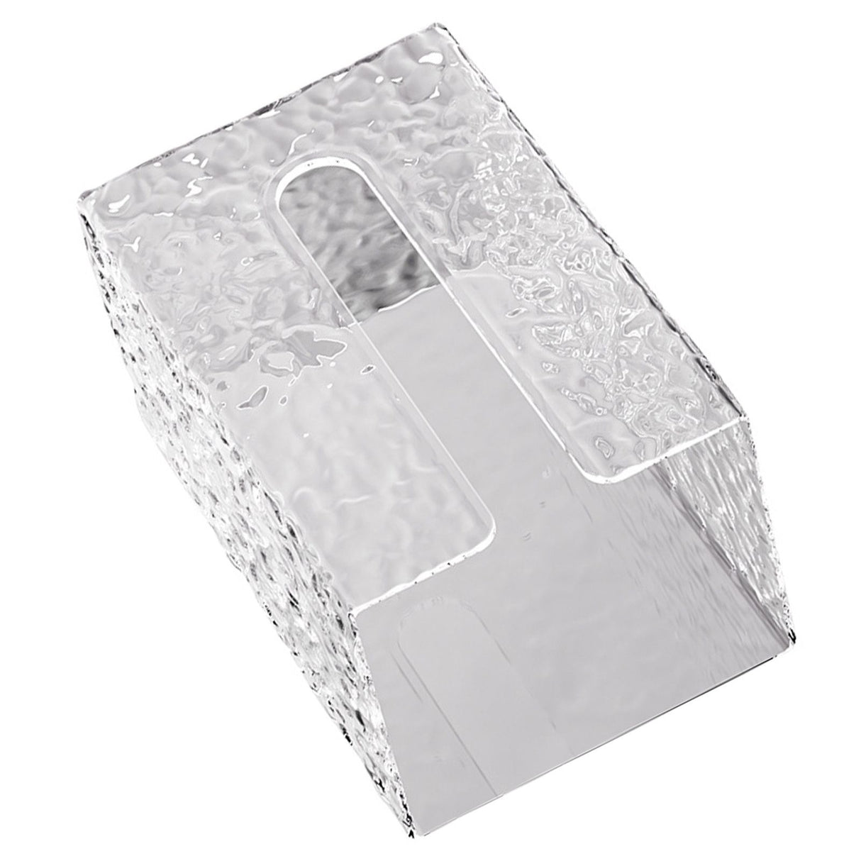 Wall Mounted Tissue Box Glacier Pattern Multifunctional Light Luxury Style Tissue Dispenser Box for Bathroom