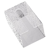 Wall Mounted Tissue Box Glacier Pattern Multifunctional Light Luxury Style Tissue Dispenser Box for Bathroom