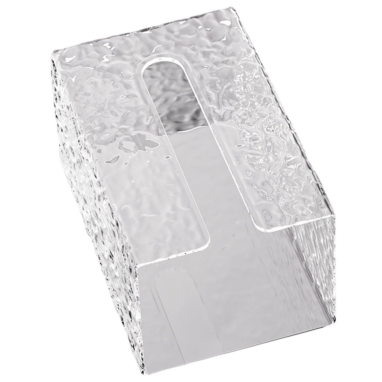 Wall Mounted Tissue Box Glacier Pattern Multifunctional Light Luxury Style Tissue Dispenser Box for Bathroom