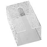 Wall Mounted Tissue Box Glacier Pattern Multifunctional Light Luxury Style Tissue Dispenser Box for Bathroom