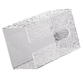 Wall Mounted Tissue Box Glacier Pattern Multifunctional Light Luxury Style Tissue Dispenser Box for Bathroom - Top-Down View