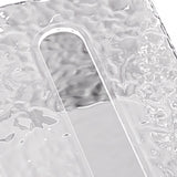 Wall Mounted Tissue Box Glacier Pattern Multifunctional Light Luxury Style Tissue Dispenser Box for Bathroom