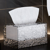 Wall Mounted Tissue Box Glacier Pattern Multifunctional Light Luxury Style Tissue Dispenser Box for Bathroom - Extra Image